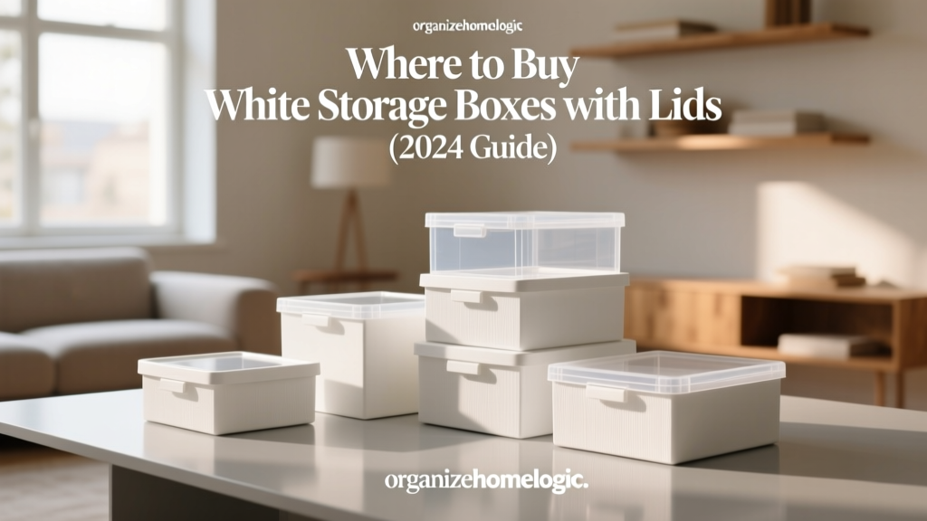 Where to Buy White Storage Boxes with Lids (2024 Guide)