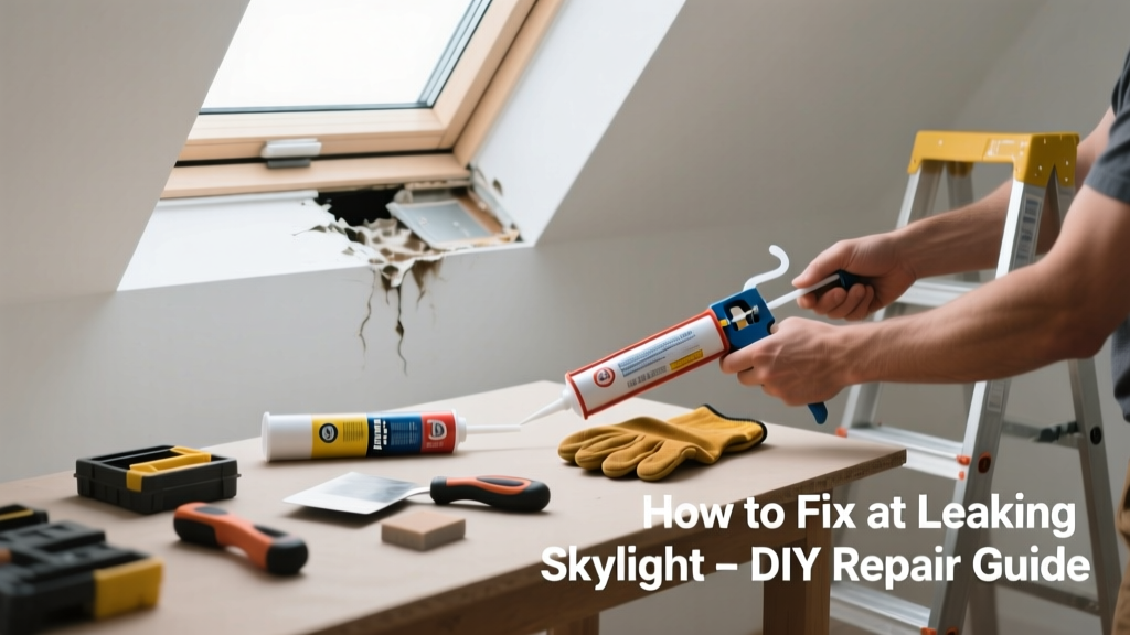 How to Fix a Leaking Skylight: DIY Repair Guide