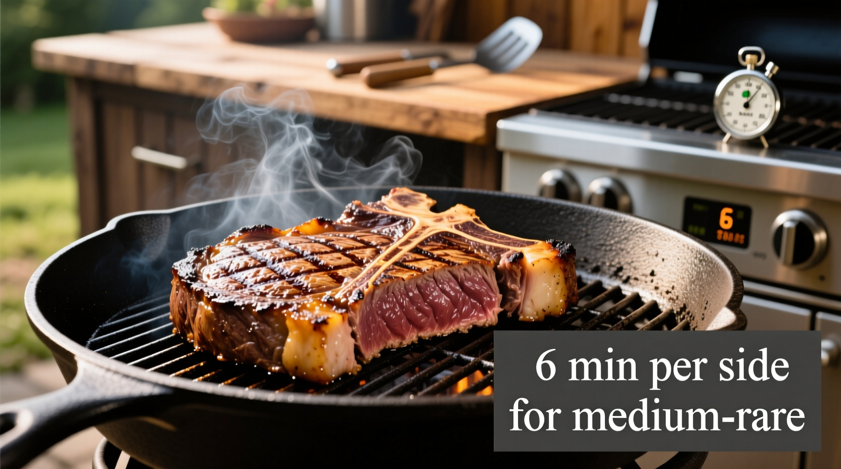 how long to cook steak grill