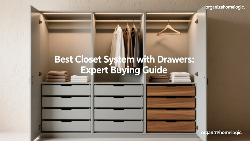 Best Closet System with Drawers: Expert Buying Guide