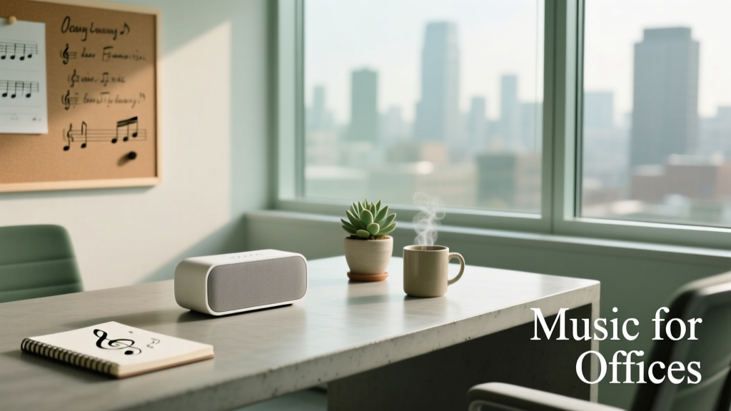 The Science and Strategy of Music for Offices: Enhancing Focus, Morale, and Productivity