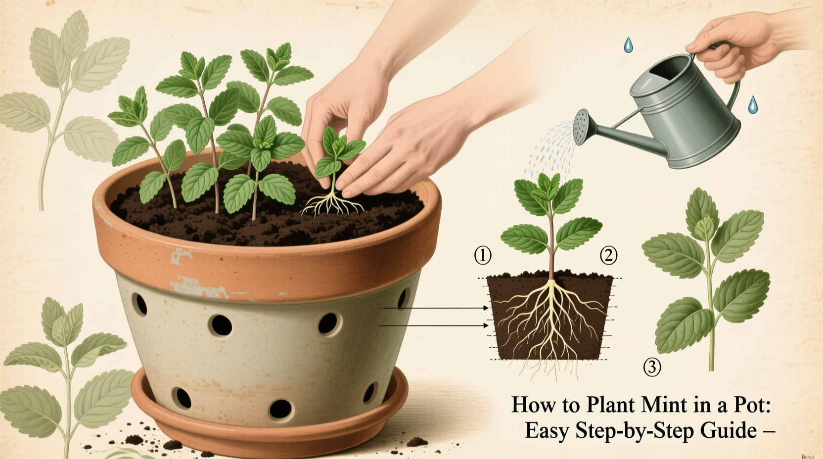 Grow Mint Indoors: 5 Easy Steps | TheHomeSprouts