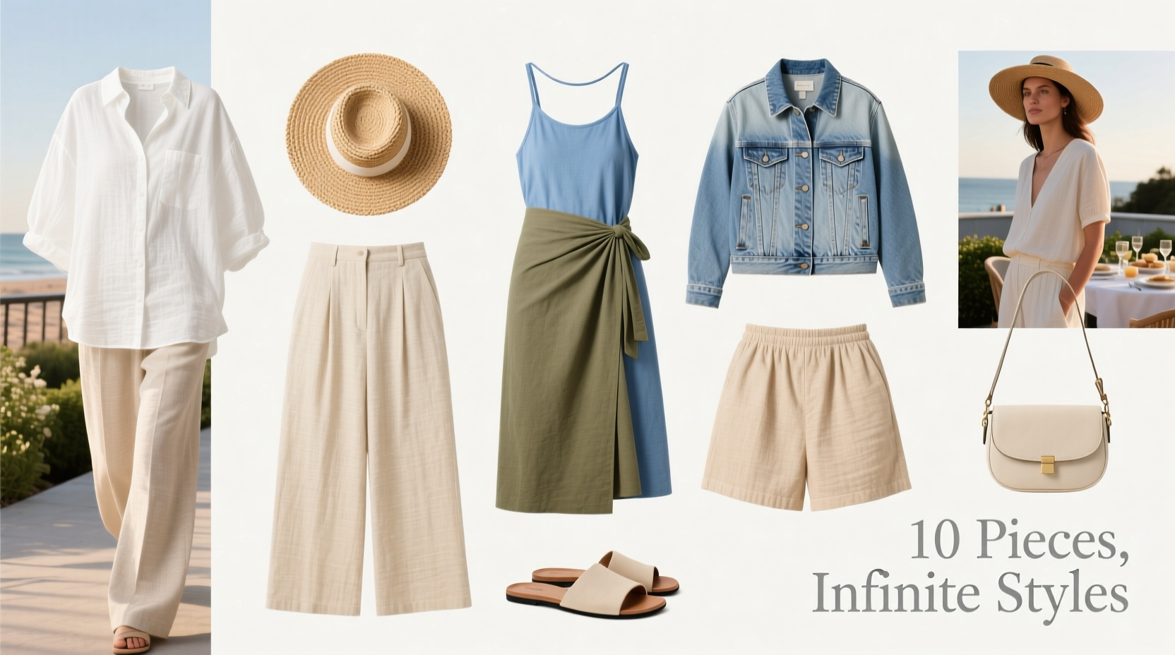 how to build a capsule wardrobe for summer with only ten versatile pieces