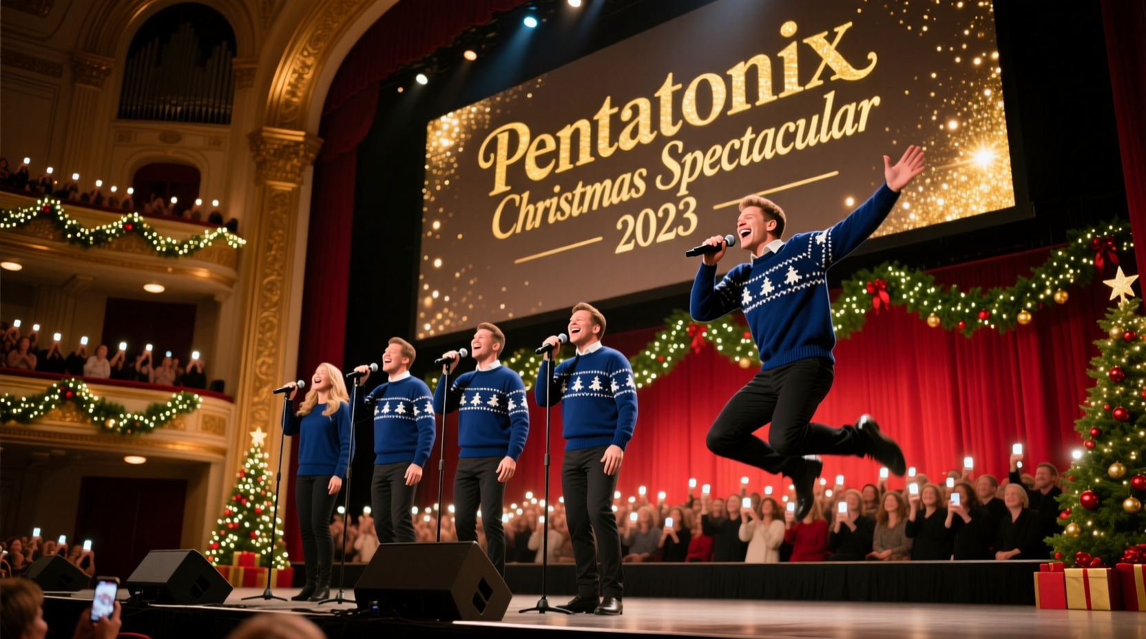 how long is the pentatonix christmas concert