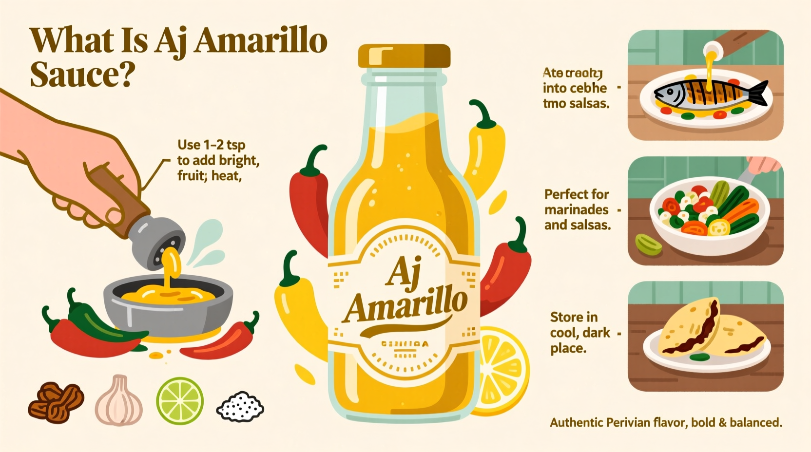 what is aj amarillo sauce and how to use it