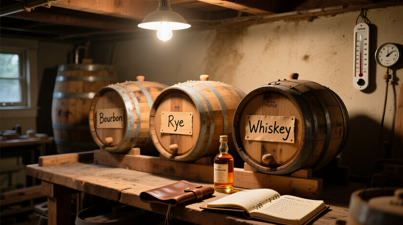 can you age spirits in small oak barrels at home safely and effectively