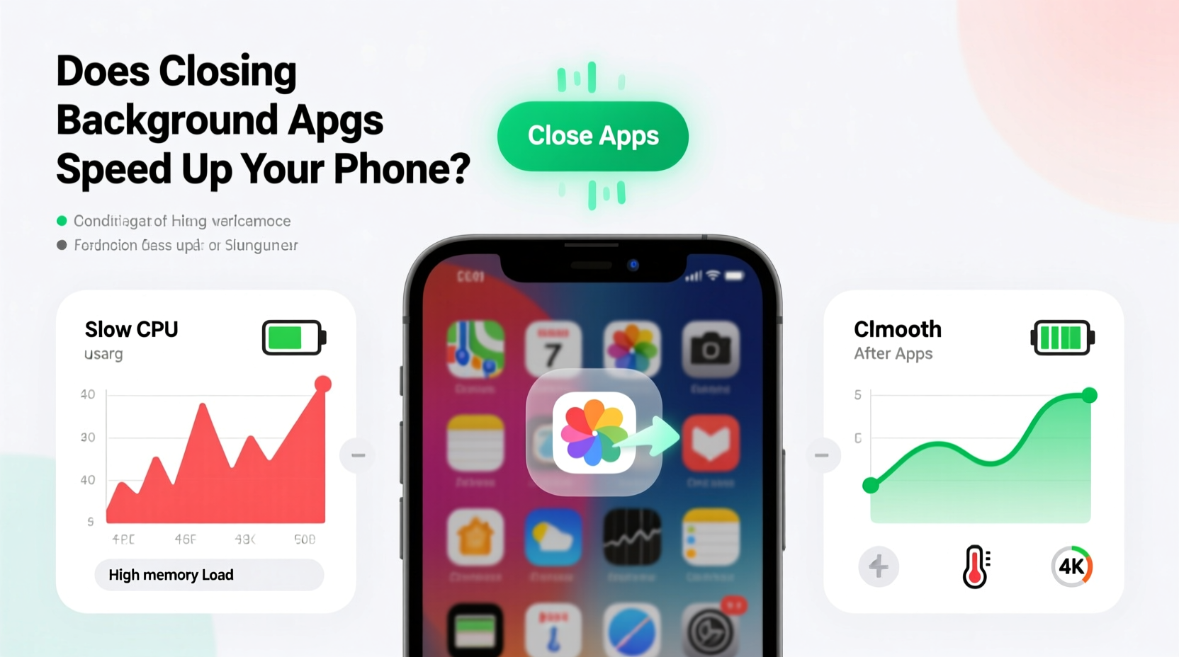 does closing apps in background really speed up your phone