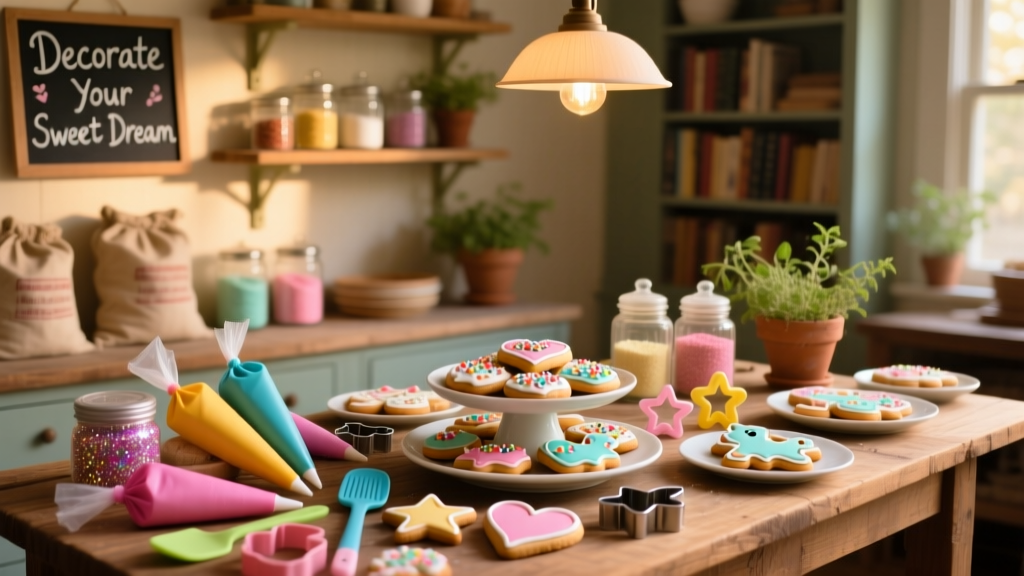 DIY Cookie Decorating Station for Home Bakers