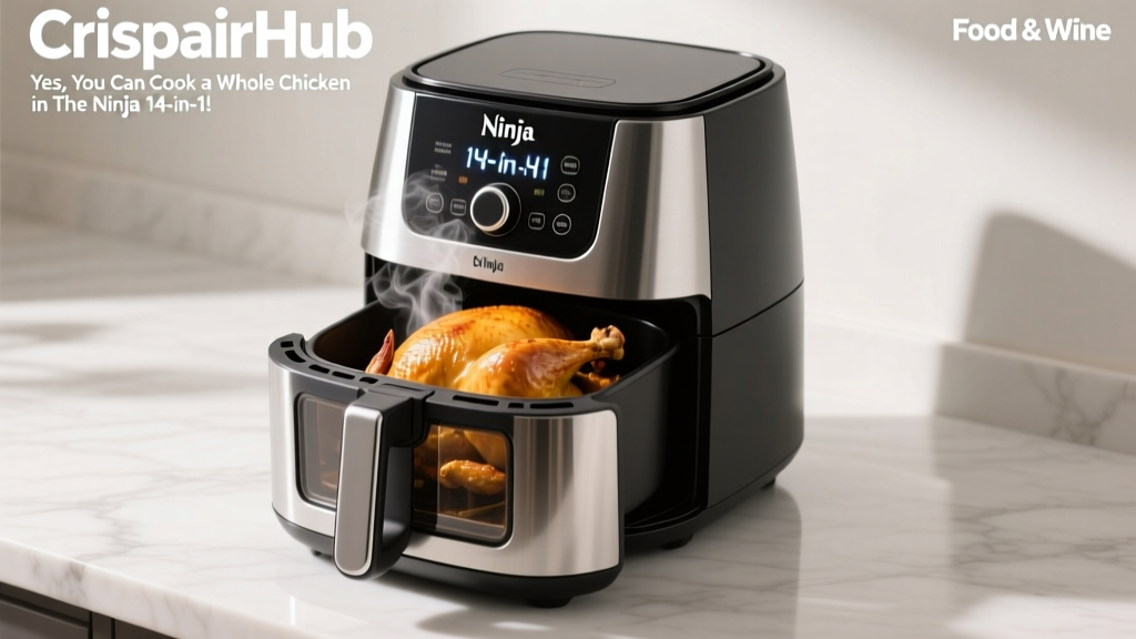 Roast Whole Chicken in Ninja Foodi 14-in-1 Air Fryer