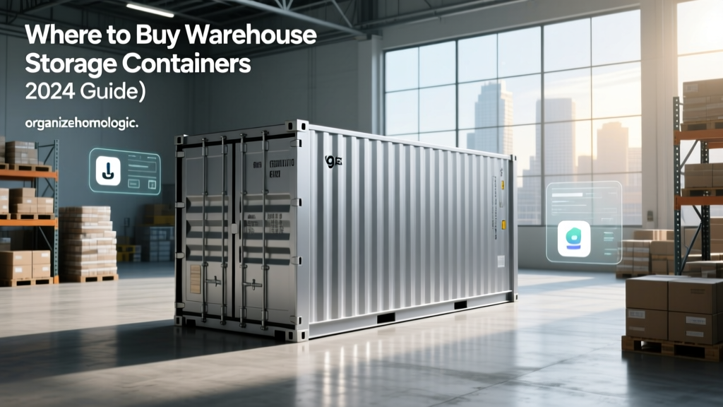 Where to Buy Warehouse Storage Containers (2024 Guide)