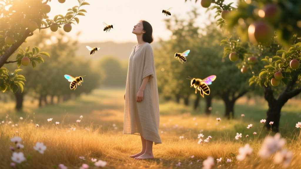 Bee Feeling Satisfaction: Emotional Dream Meaning