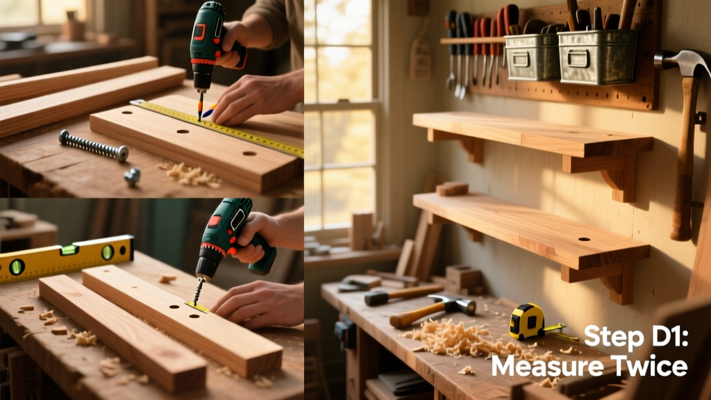 DIY Floating Shelves: Wood, Tools & Step-by-Step Build