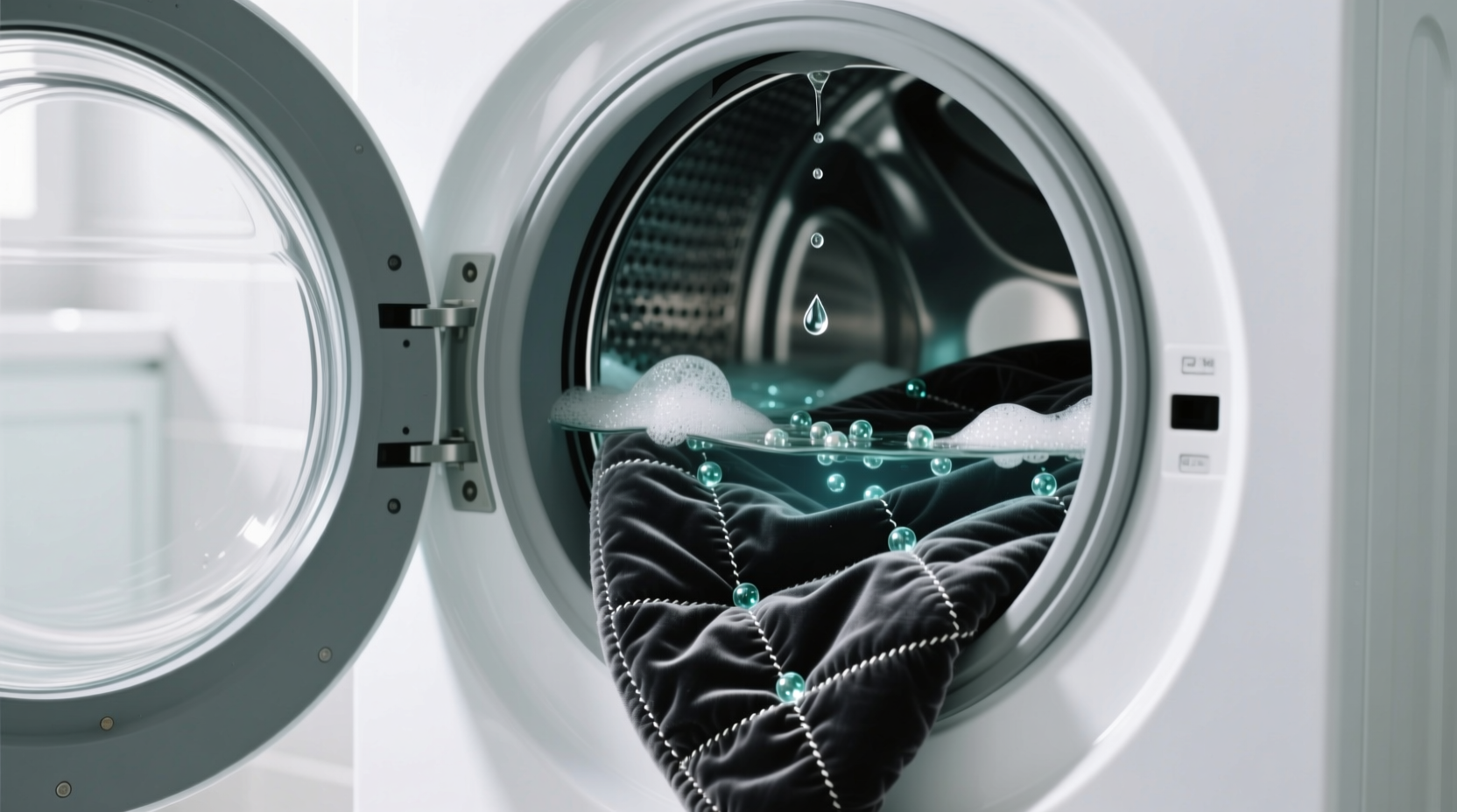 how to wash a weighted blanket with glass beads safely