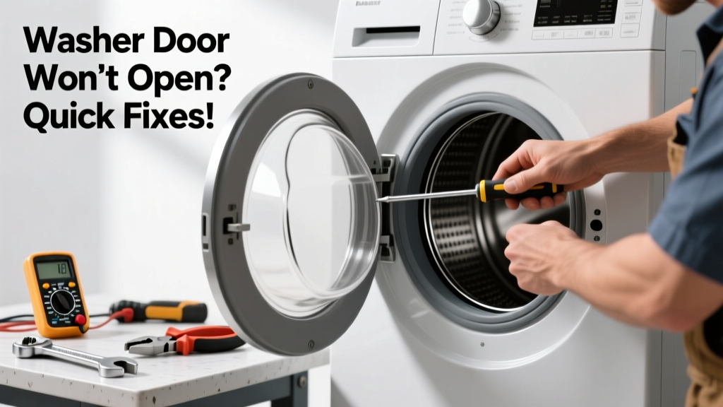 Washer Door Won’t Open: Quick Fixes for Stuck Doors