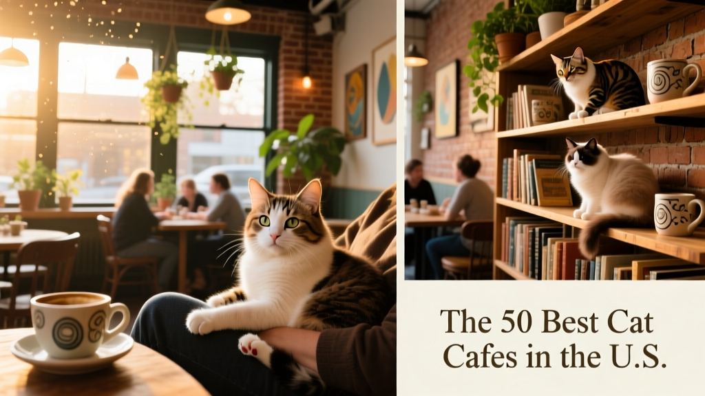 Cat Cafes: The 50 Best Coffee Shops with Cats in the United States