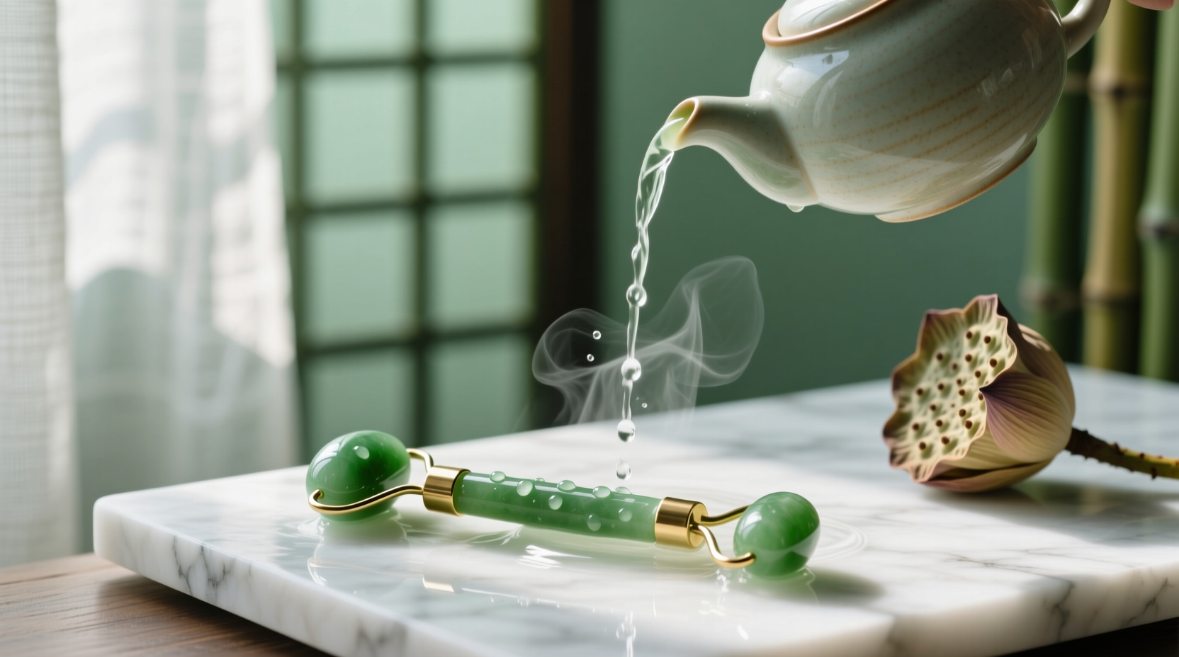 eco friendly jade roller cleaning