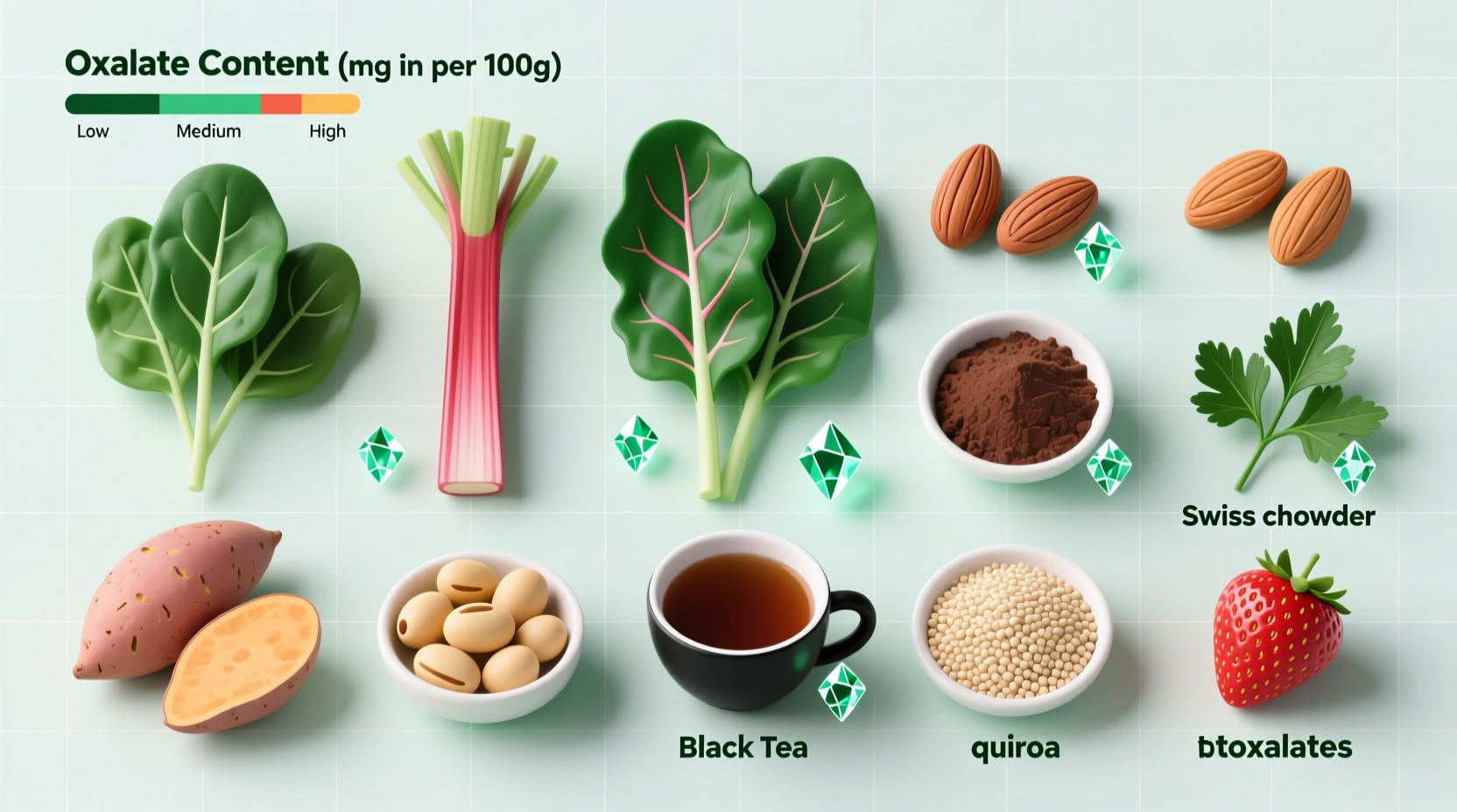 what food has oxalate