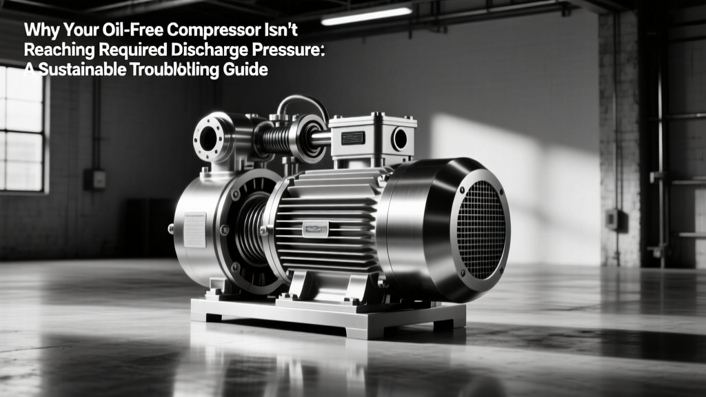 Oil-Free Compressor Low Pressure? Fix It Sustainably