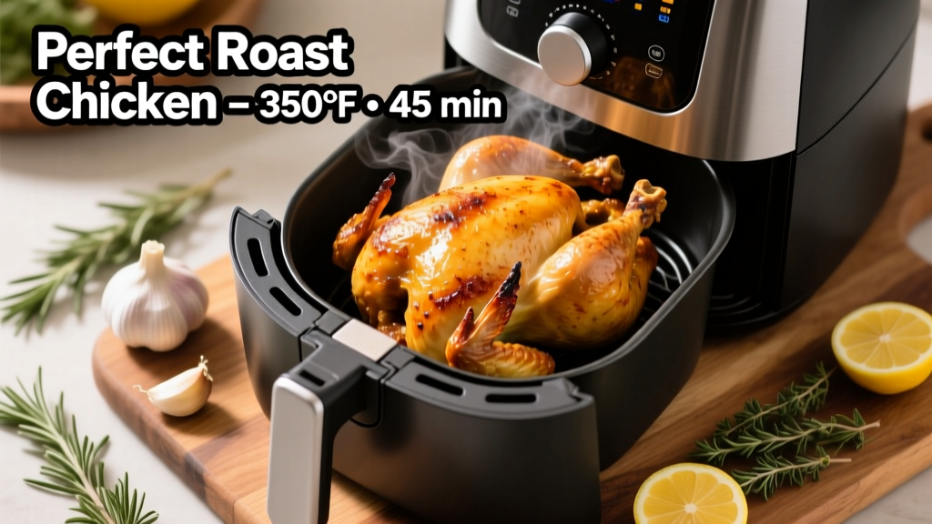 Perfect Roasted Chicken in the Emeril Air Fryer