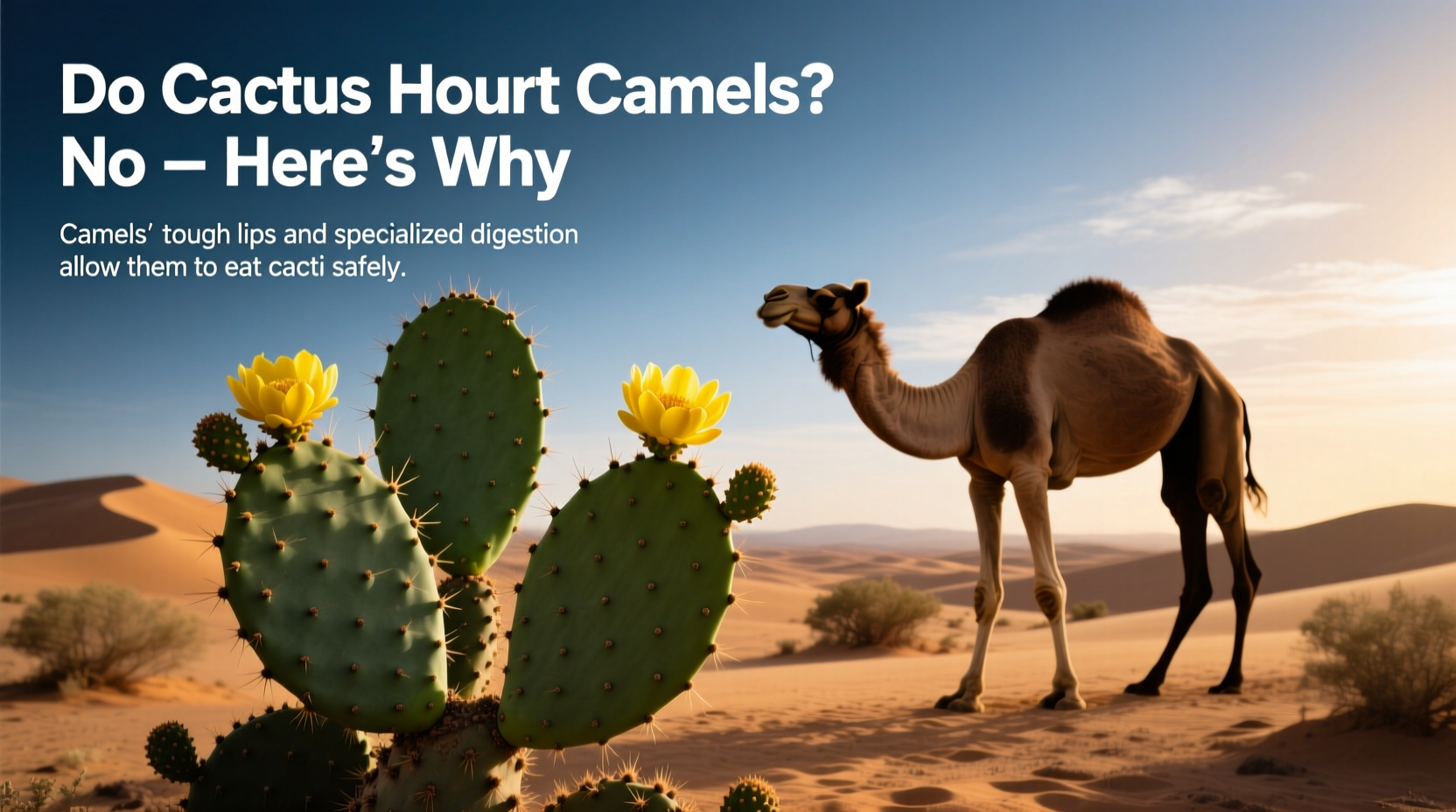 Why Camels Eat Cactus Safely | TheHomeSprouts