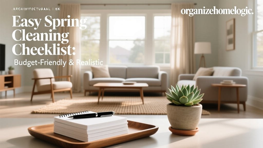 Easy Spring Cleaning Checklist: Budget-Friendly & Realistic