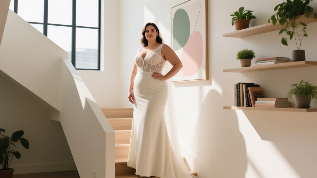A-Line Wedding Gown for Plus-Size Brides (2026)