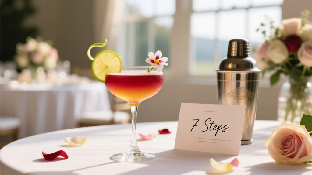 Signature Wedding Cocktail: 7 Steps in <90 Minutes