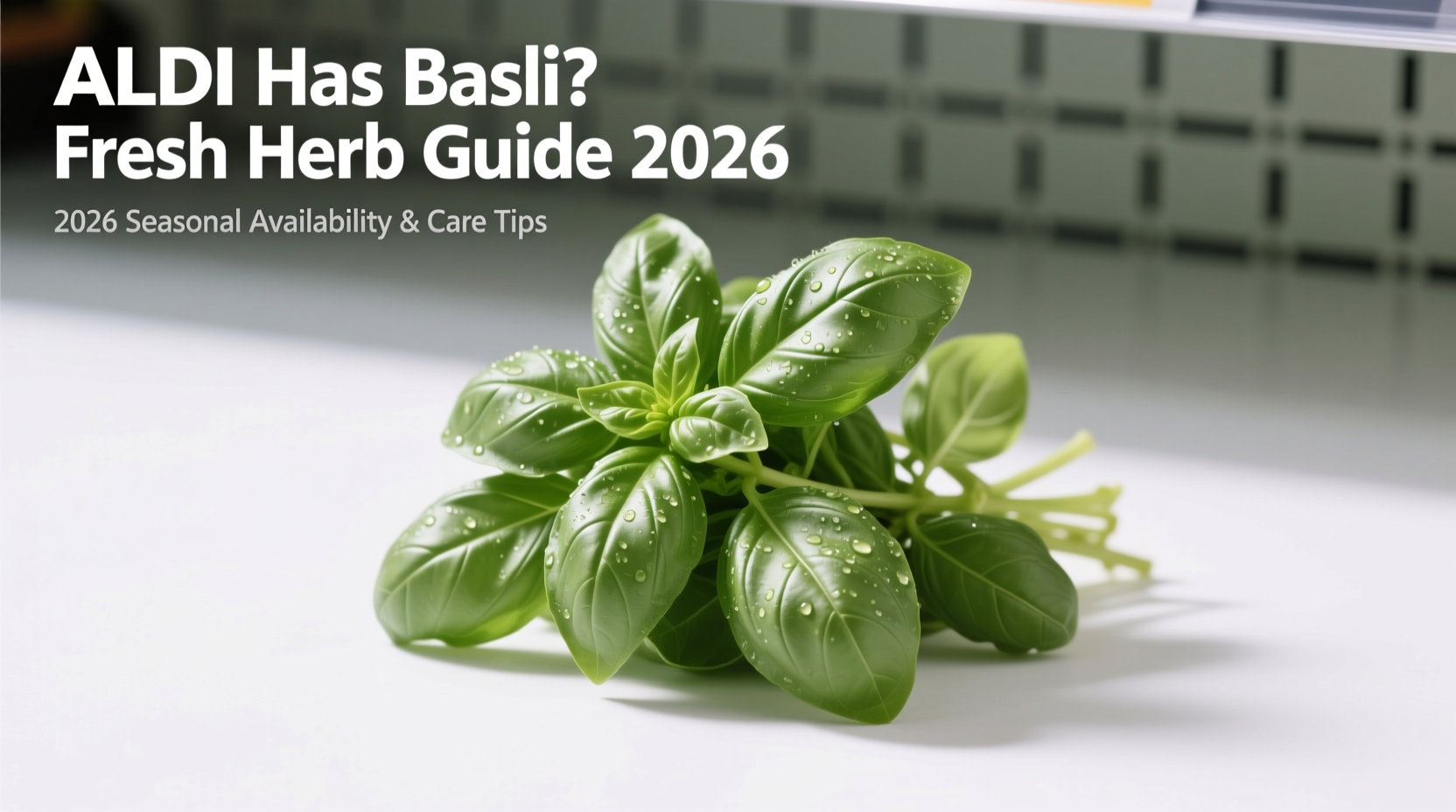 Does ALDI Sell Fresh Basil? 2026 Guide | TheHomeSprouts