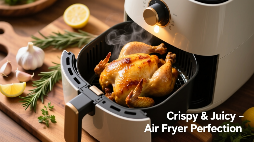 How to Fry a Roast Chicken in an Air Fryer (Crispy & Juicy!)