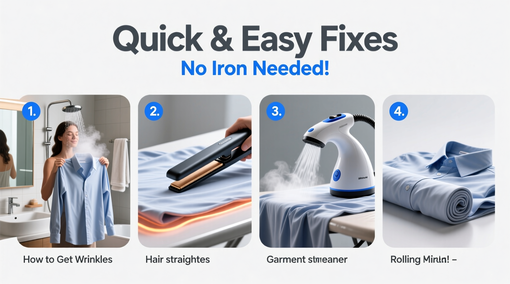 how to get wrinkles out of polyester without an iron quick hacks