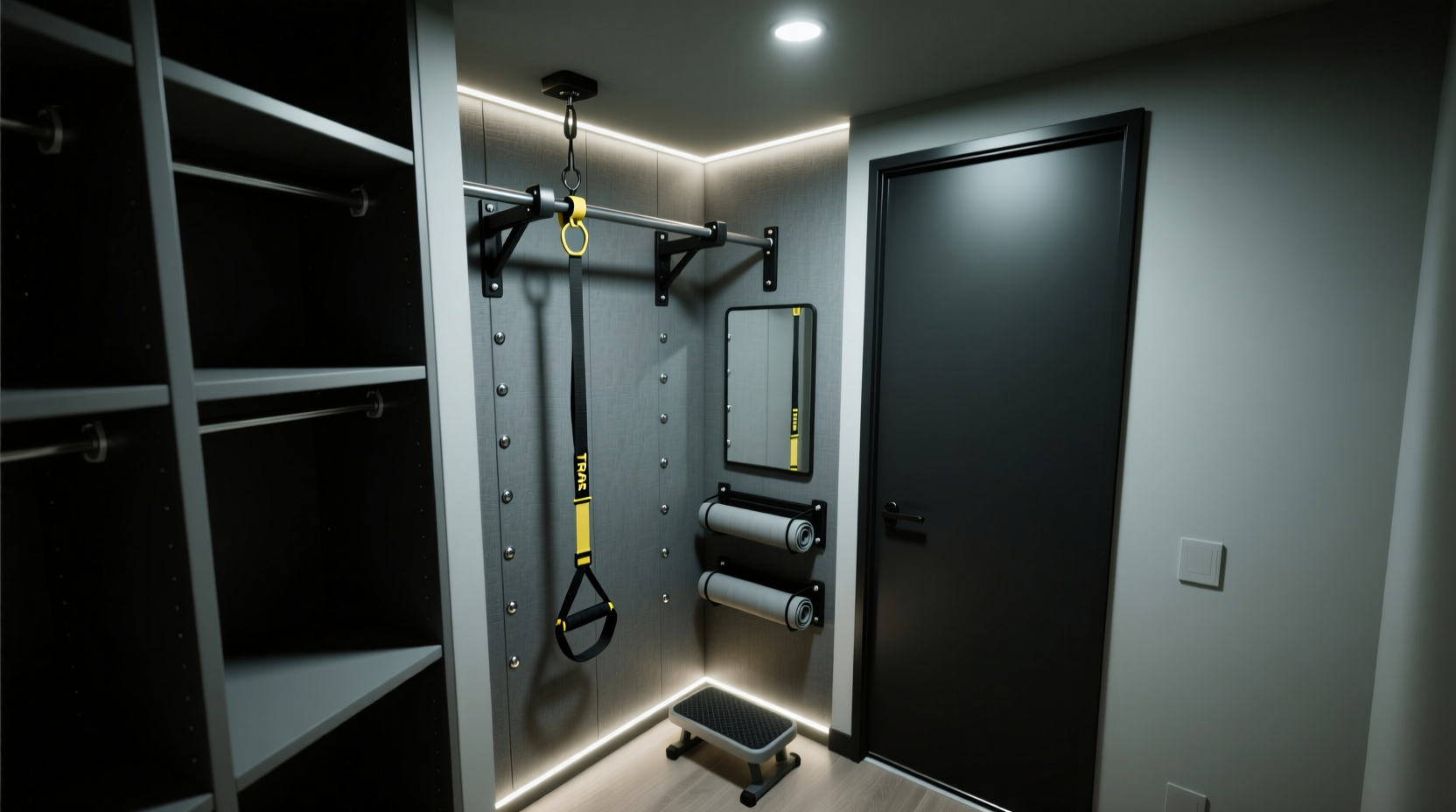 closet organization tips turn any closet into a home gym nook