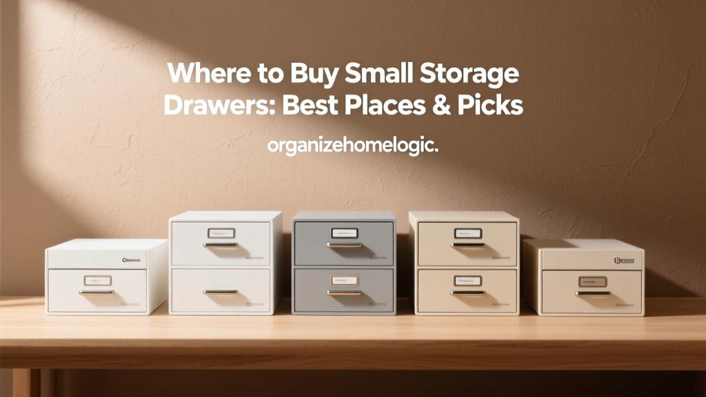 Where to Buy Small Storage Drawers: Best Places & Picks