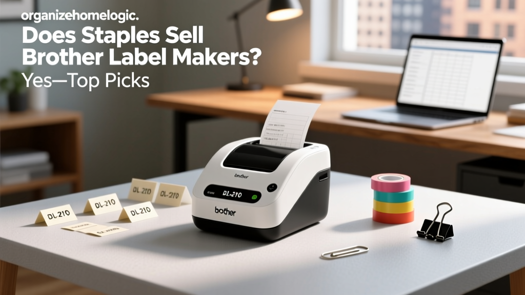 Does Staples Sell Brother Label Makers? Yes—Top Picks