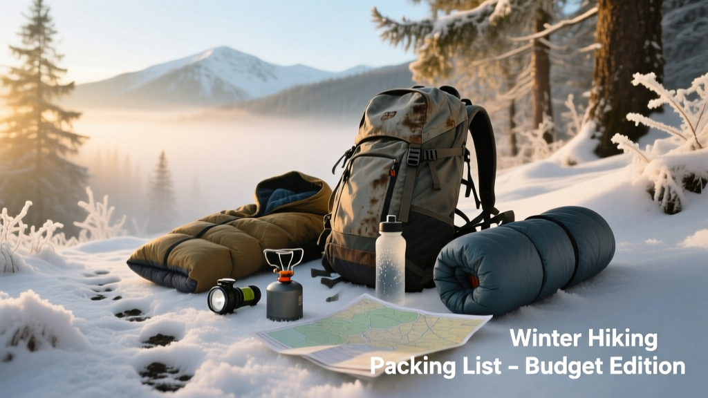 Winter Hiking Packing List: What to Bring (and What to Skip) for Safe, Affordable Backcountry Travel