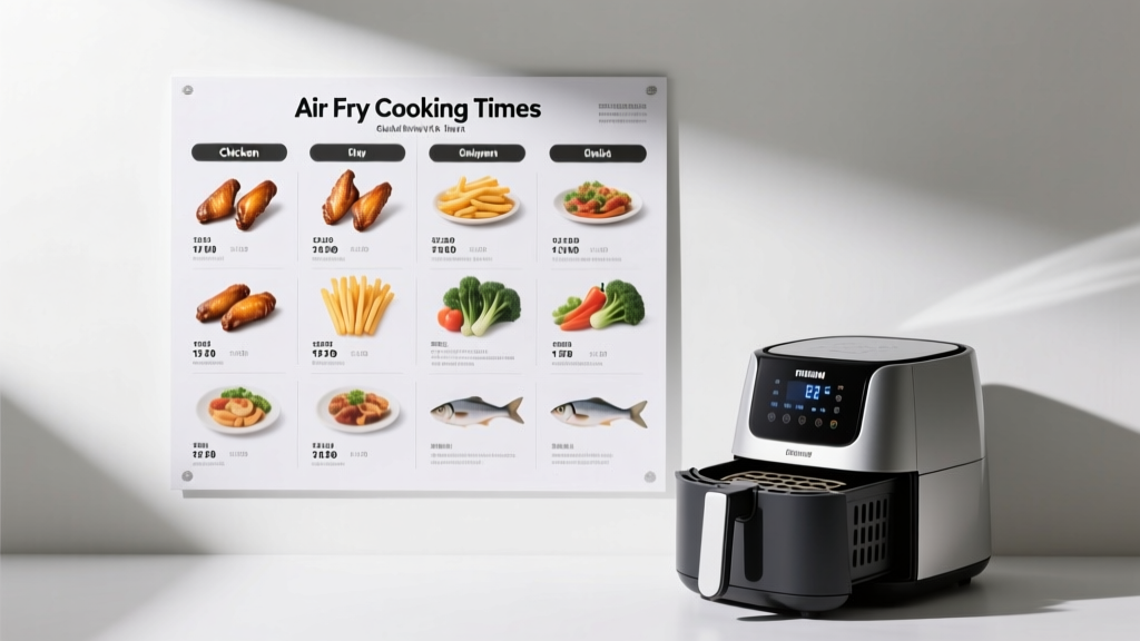 Air Fryer Cooking Times Guide: Real-World Tips & Chart