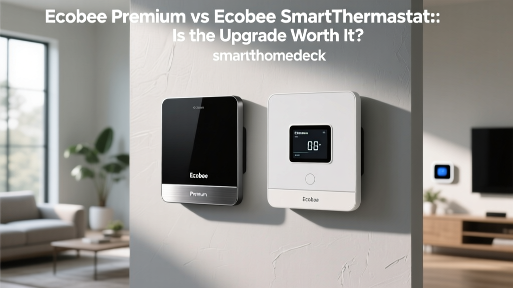 Ecobee Premium vs Ecobee SmartThermostat: Is the Upgrade Worth It?