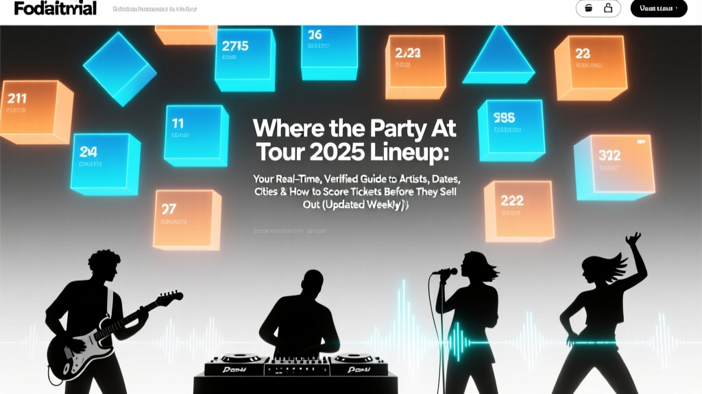 Where the Party At Tour 2026 Lineup (Updated Weekly)