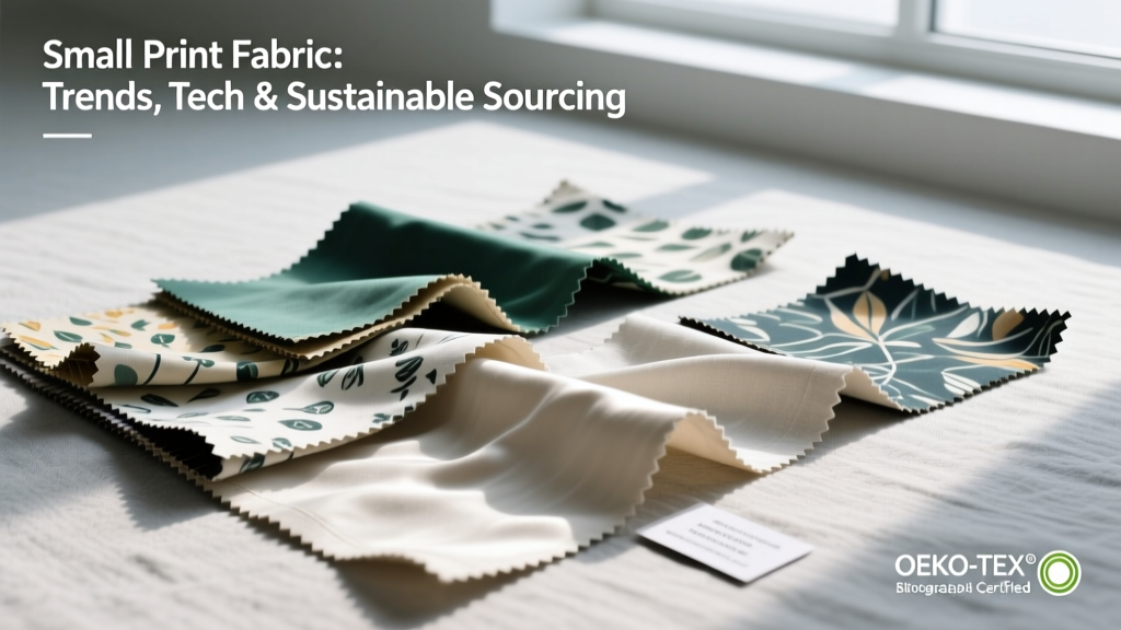 Small Print Fabric: Trends, Tech & Sustainable Sourcing