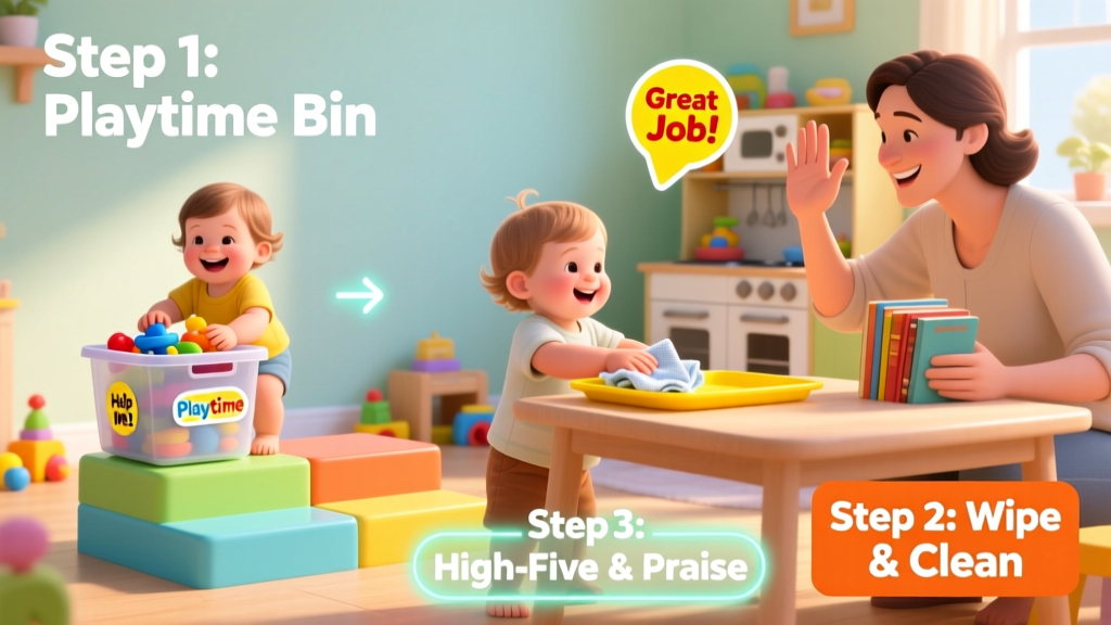3 Easy Steps to Get Your Kids to Do Their Chores Without Nagging (Backed by Early Childhood Research)