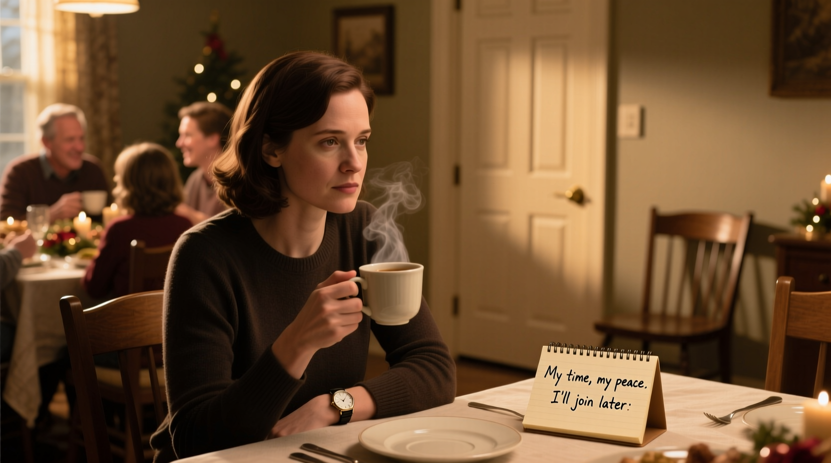 how to set boundaries with family during holidays without drama