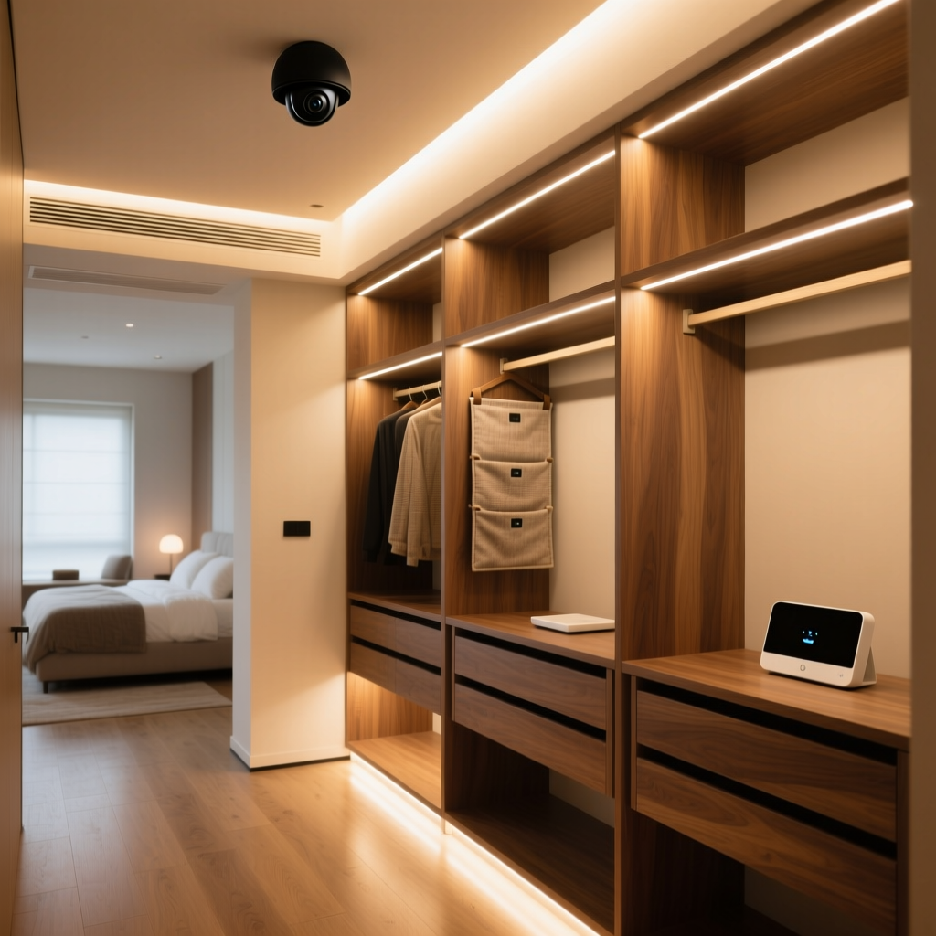 Smart Walk-In Closet: Lighting & Security Setup Guide