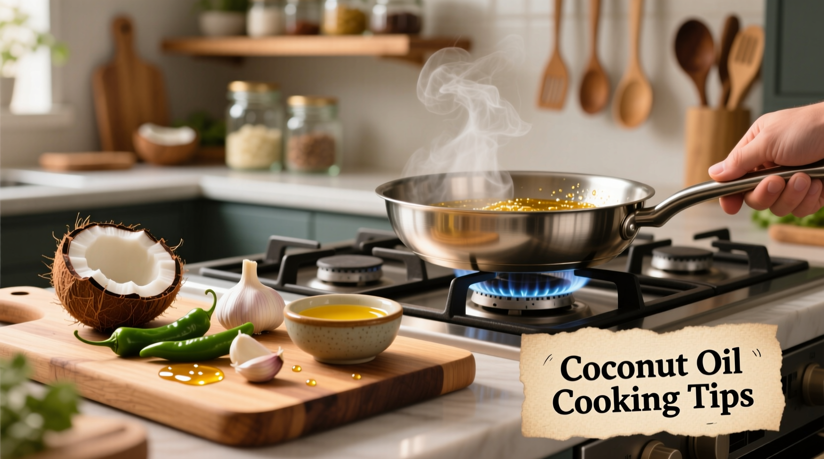 how to cook with coconut oil