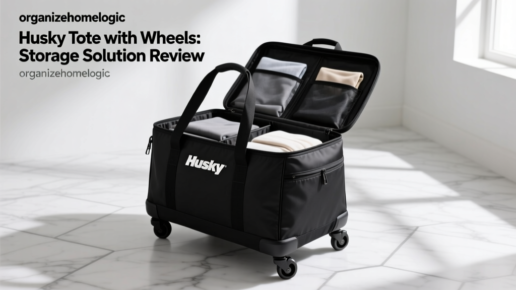 Husky Tote with Wheels: Storage Solution Review