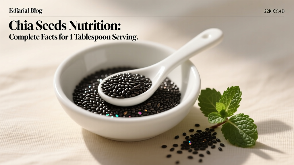 Chia Seeds Nutrition: Facts for 1 Tablespoon (2026)