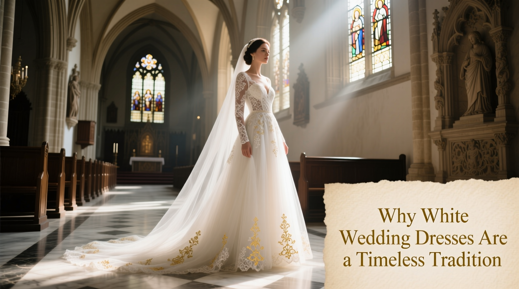 why white wedding dresses