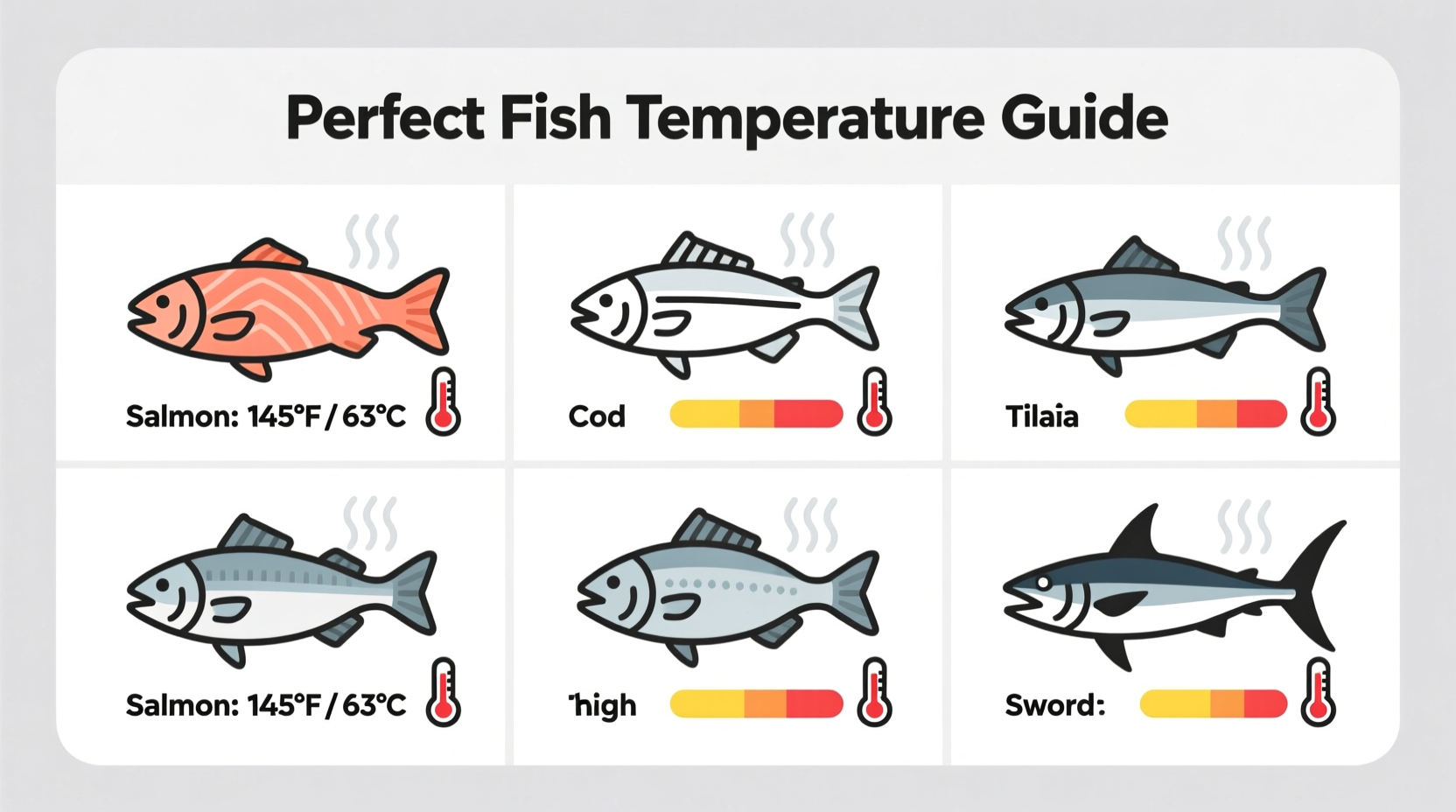 what temperature to cook fish