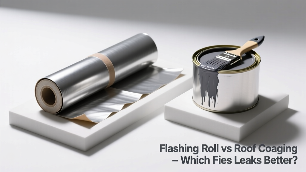 Flashing Roll vs Roof Coating: Which Fixes Leaks Better?