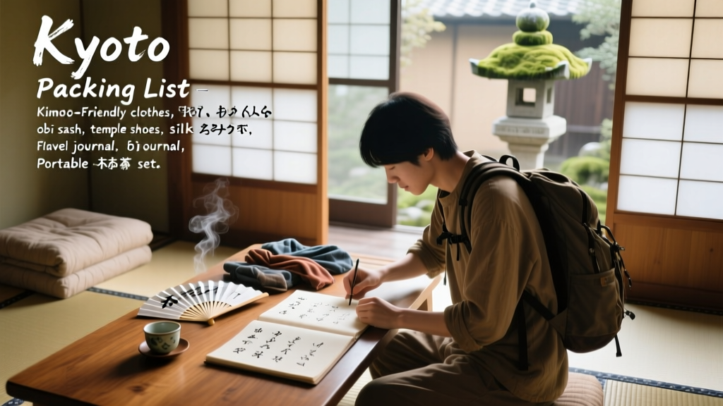 The Kyoto Packing List: What to Bring (and What to Leave Behind) for Authentic Cultural Immersion