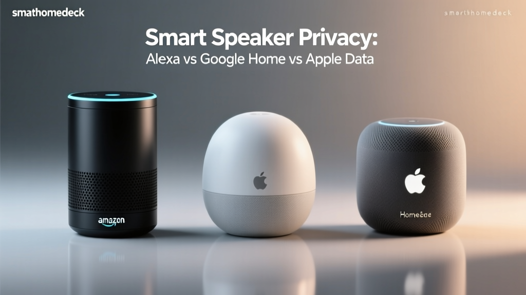 Smart Speaker Privacy: Alexa vs Google Home vs Apple Data