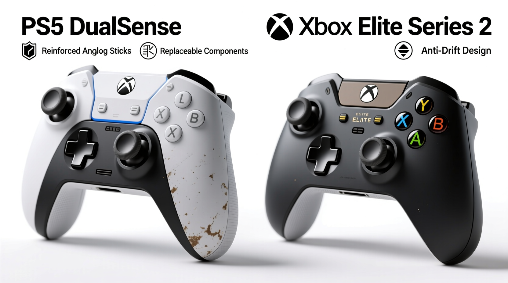 ps5 controller drift vs xbox elite which has better long term reliability